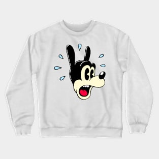 Cartoon Dog Crewneck Sweatshirt